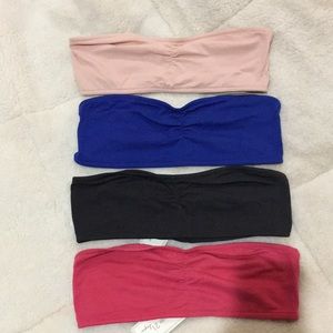 4 bandeau tops from Forever 21